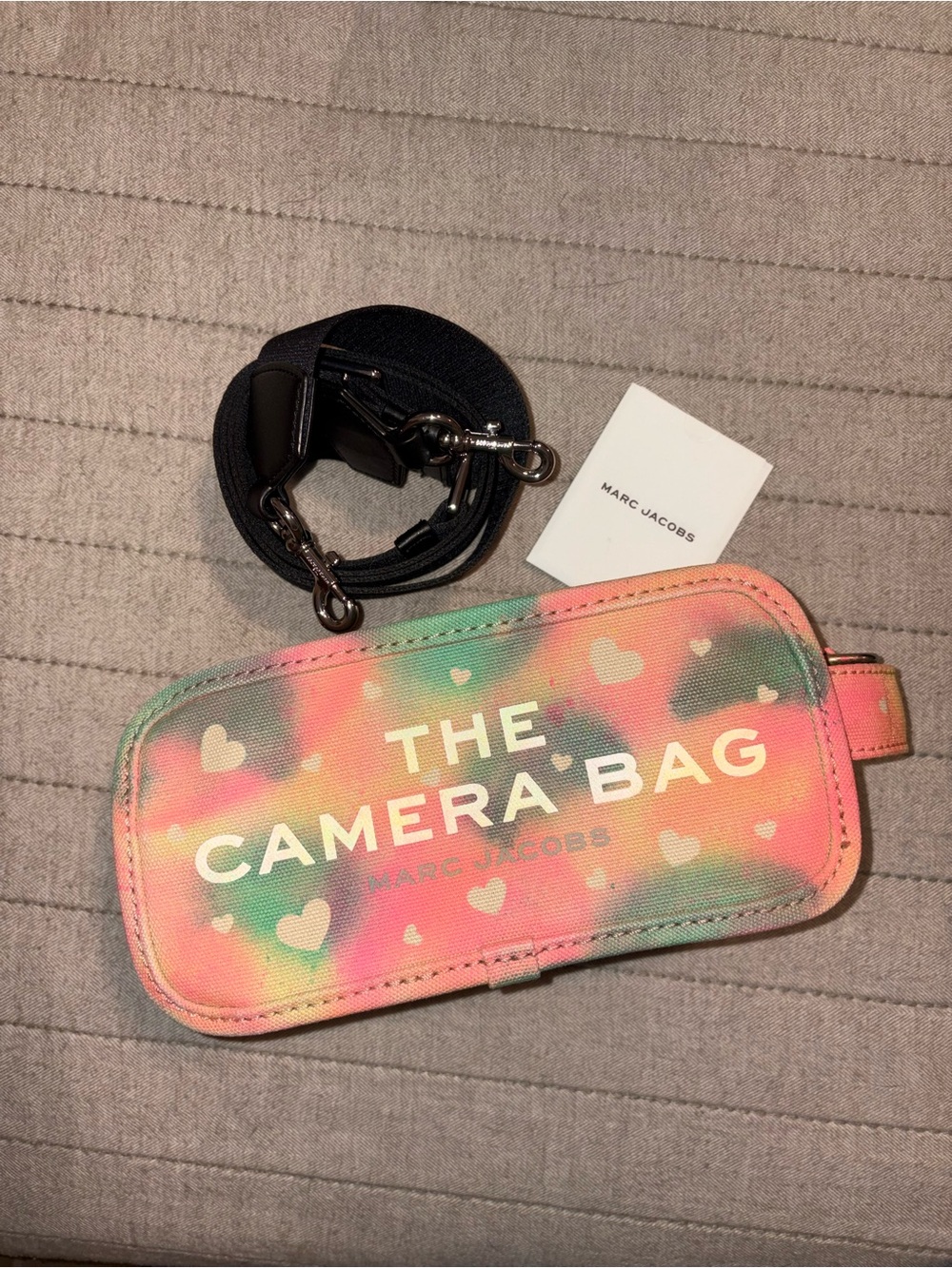 Marc Jacobs “Rainbow Sherbet Hearts” 🌈🩷💚💛 The Camera Bag
